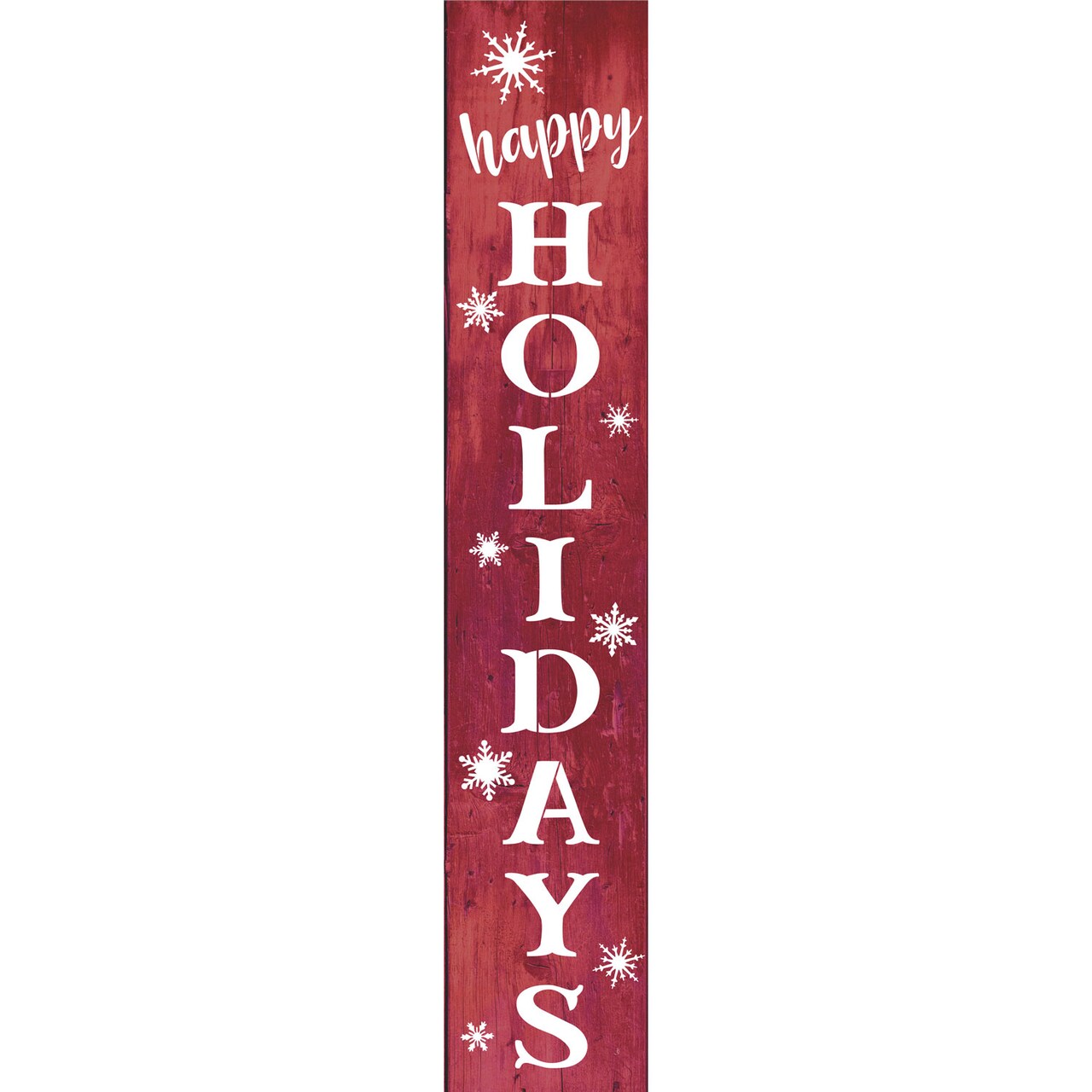 60-Inch Happy Holidays Wall Stencil | 3818L by Designer Stencils | Word & Phrase Stencils | Reusable Art Craft Stencils for Painting on Walls, Canvas, Wood | Reusable Plastic Paint Stencil for Home Makeover | Easy to Use & Clean Art Stencil